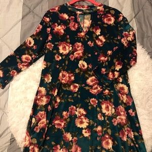 Peach Love Velvet Dress